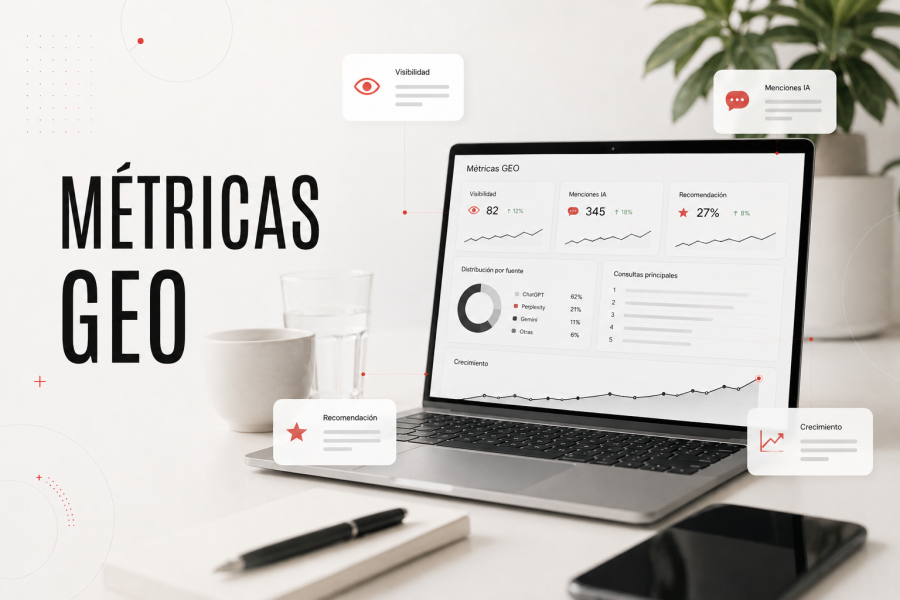 Métricas propias de GEO: lo que tu cuadro de mando SEO todavía no está midiendo